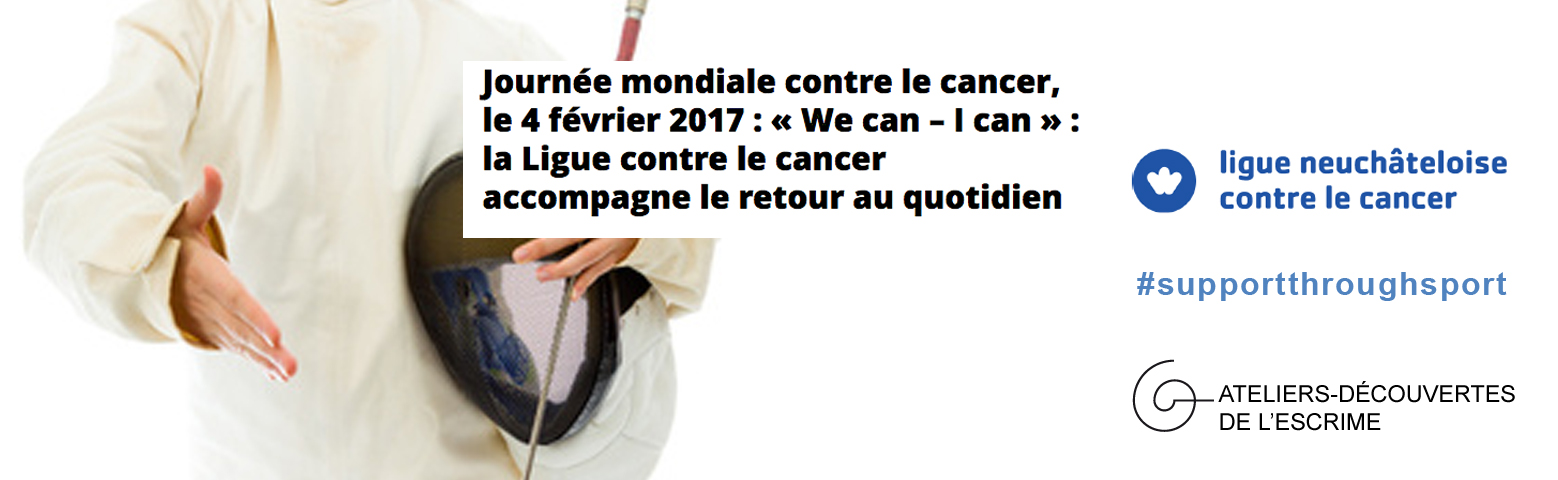 Journée Mondiale Cancer escrime