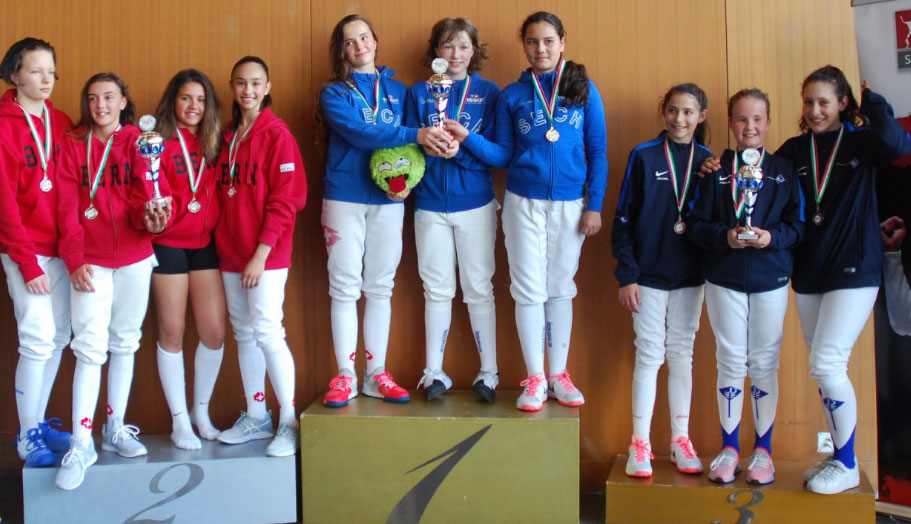 Podium NE U14 Equipe 2018
