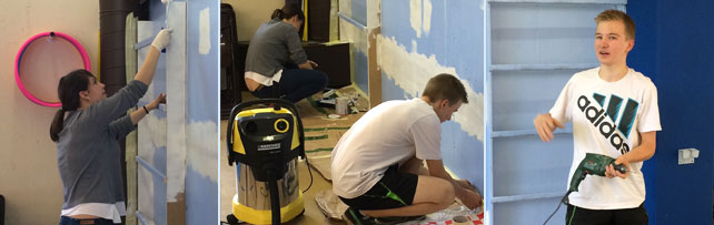 Travaux Jeunes Presentoir epees SECH 2014
